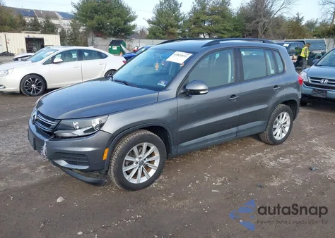 2018 Volkswagen Tiguan Limited 2.0T z USA, uszkodzony, nr VIN WVGBV7AXXJK004430